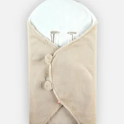 Noukie's Couverture nomade à longs poils Mix & Match ivoire