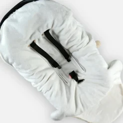 Noukie's Couverture nomade à longs poils Mix & Match ivoire