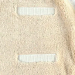 Noukie's Couverture nomade à longs poils Mix & Match ivoire