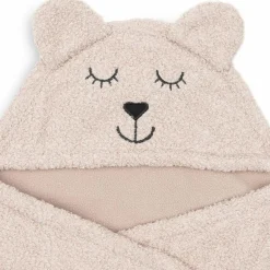 Jollein Couverture nomade Bear Boucle Wild Rose (0-3 mois)