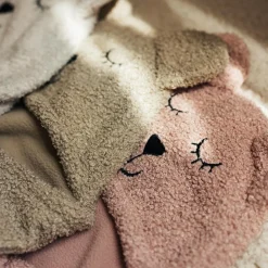 Jollein Couverture nomade Bear Boucle Wild Rose (0-3 mois)