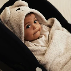 Hot Couverture nomade Bear Boucle Oatmeal (0-3 mois) Couverture Nomade