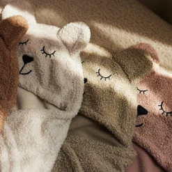 Hot Couverture nomade Bear Boucle Oatmeal (0-3 mois) Couverture Nomade