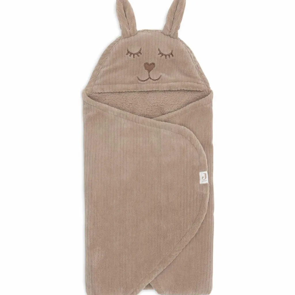 Couverture nomade Bunny Cloudy Rib Milky Coffee Couverture Nomade