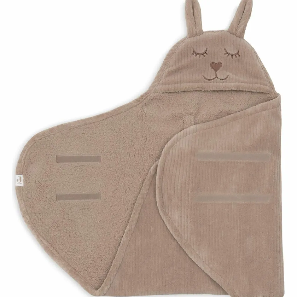 Couverture nomade Bunny Cloudy Rib Milky Coffee Couverture Nomade