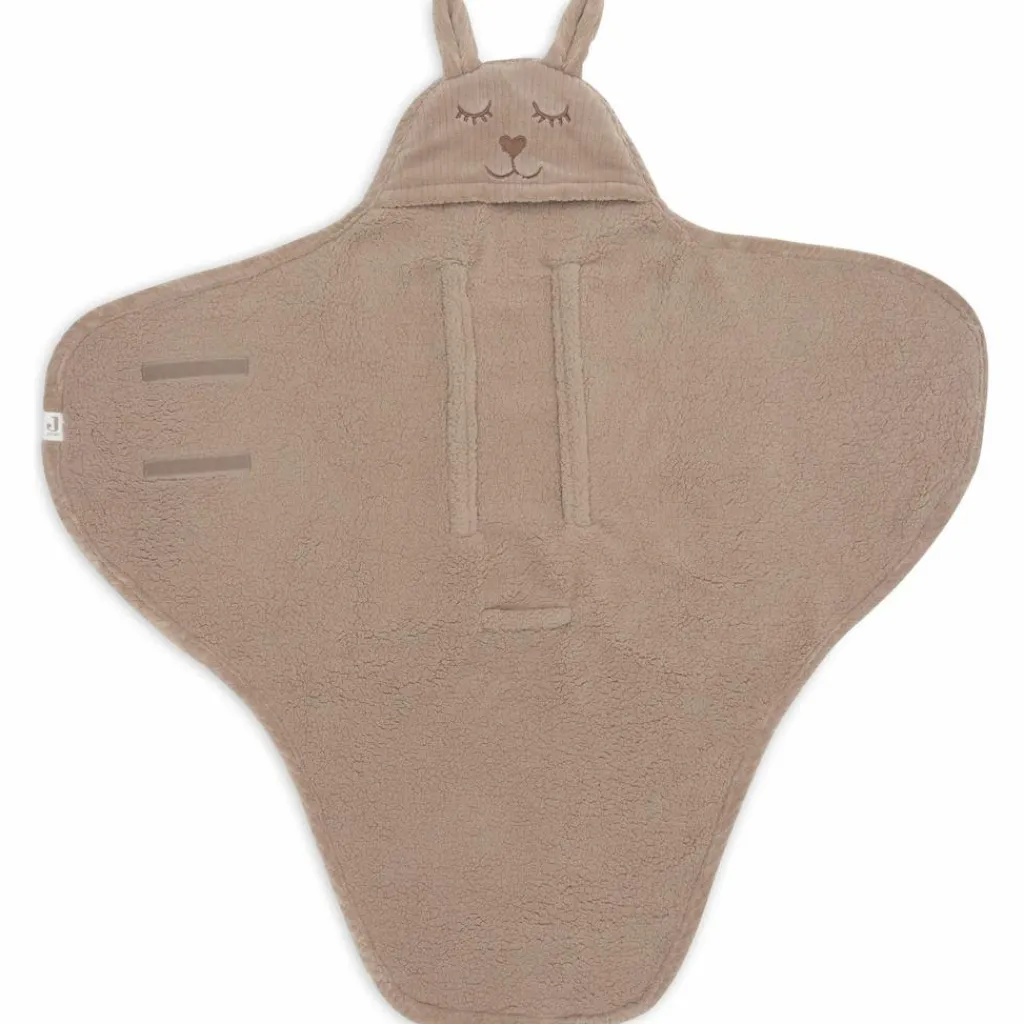 Couverture nomade Bunny Cloudy Rib Milky Coffee Couverture Nomade