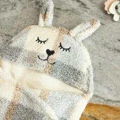 Online Couverture nomade Bunny Check Boucle Couverture Nomade