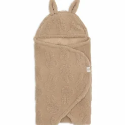 Jollein Couverture nomade Miffy Jacquard Teddy Biscuit