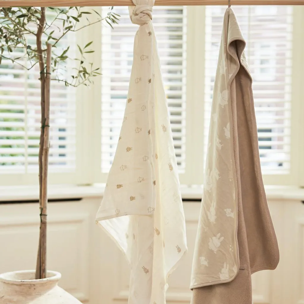 Jollein Couverture nomade Miffy Snuffy Nougat (0-3 mois)