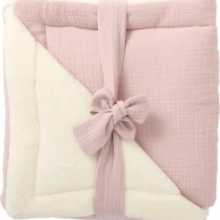 Clearance Couverture peluche double gaze et microfibre pétale (70 x 100 cm) Enfant Couverture Bébé Et Enfant