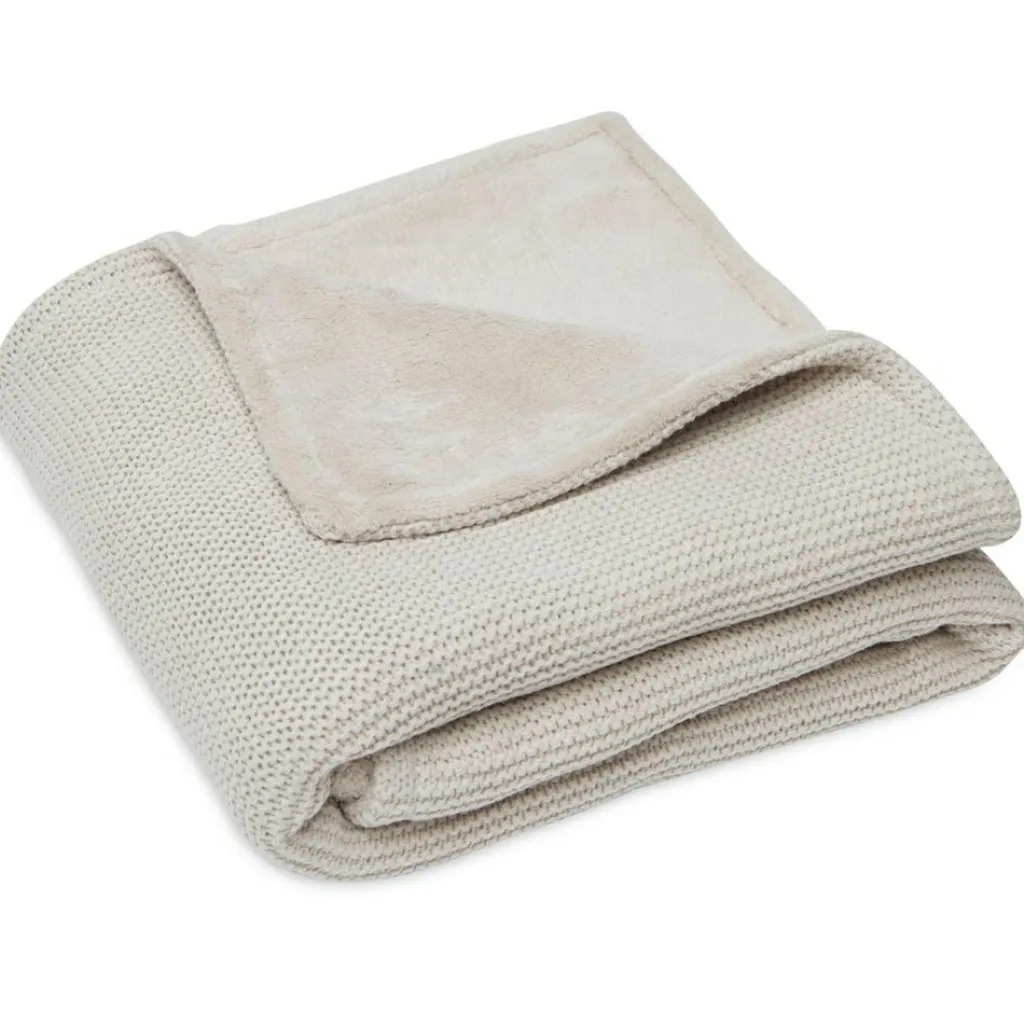 Enfant Jollein Couverture polaire Basic Knit Nougat (75 x 100 cm)