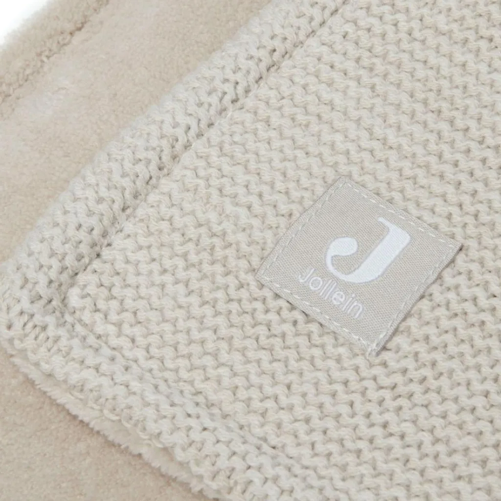 Enfant Jollein Couverture polaire Basic Knit Nougat (75 x 100 cm)