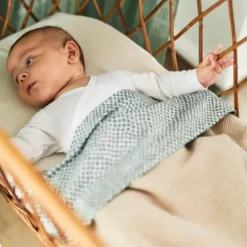 Enfant Jollein Couverture polaire Basic Knit Nougat (75 x 100 cm)