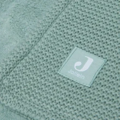 Enfant Jollein Couverture polaire Basic Knit Forest Green (75 x 100 cm)