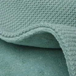 Enfant Jollein Couverture polaire Basic Knit Forest Green (75 x 100 cm)