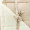 Enfant BB & Co Couverture polaire double gaze de coton biscuit (70 x 100 cm)