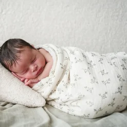 Hot Couverture polaire Olive Bloom (110 x 80 cm) Enfant Couverture Bébé Et Enfant