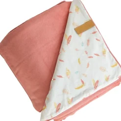 Enfant Domiva Couverture réversible chaude Happy (75 x 100 cm)