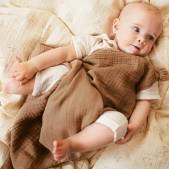 Enfant Nobodinoz Couverture Sesame en mousseline de coton bio Wabi-Sabi (65x100 cm)