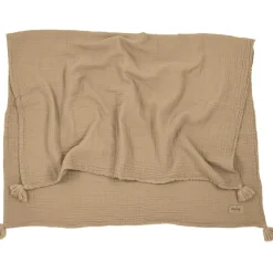 Enfant Nobodinoz Couverture Sesame en mousseline de coton bio Wabi-Sabi (65x100 cm)