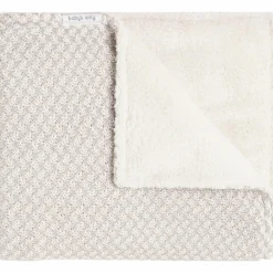 Enfant Baby's Only Couverture Teddy Happiness Urban Taupe-Ecru (70 x 95 cm)