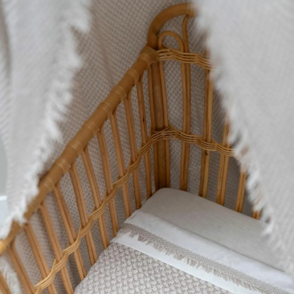 Enfant Baby's Only Couverture Teddy Happiness Urban Taupe-Ecru (70 x 95 cm)