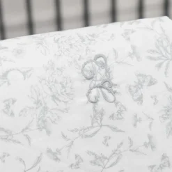 Best Couverture Toile de Jouy gris Enfant Couverture Bébé Et Enfant