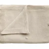 Discount Couverture tricotée en coton bio Textured Dots Off White (80 x 100 cm) Enfant Couverture Bébé Et Enfant