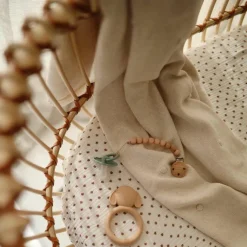 Discount Couverture tricotée en coton bio Textured Dots Off White (80 x 100 cm) Enfant Couverture Bébé Et Enfant