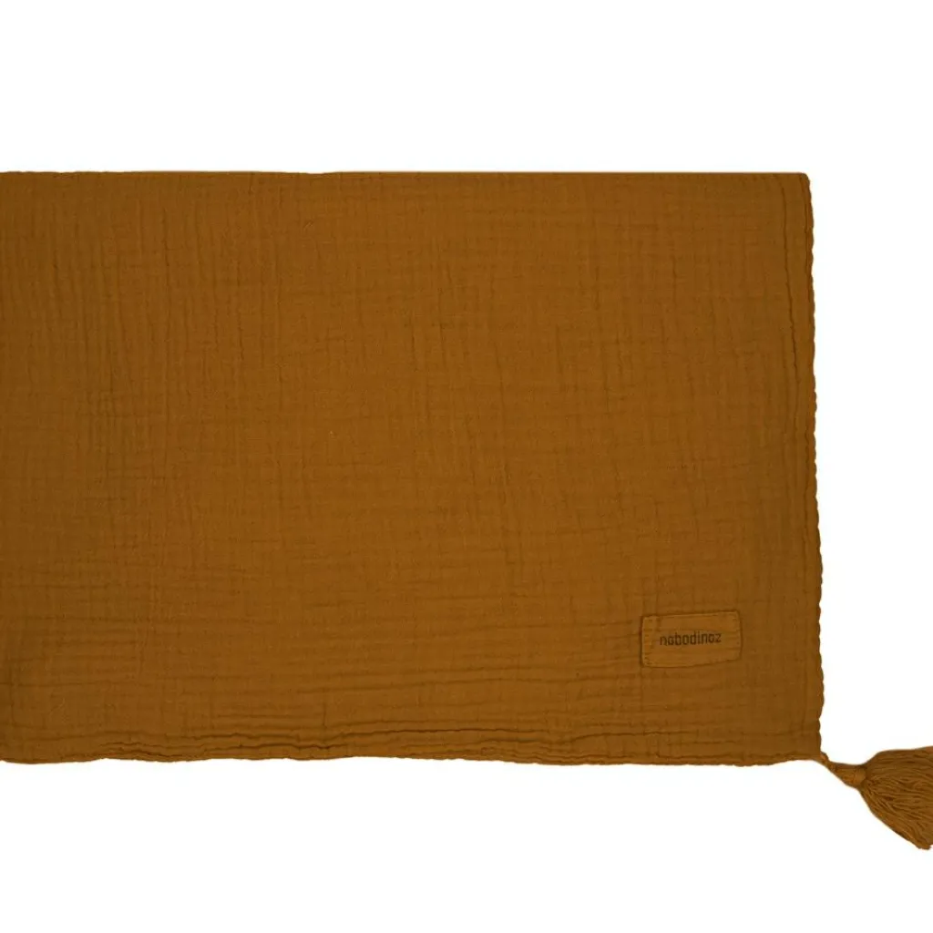 Best Couverture Wabi-Sabi en gaze de coton Golden Brown (65 x 100 cm) Enfant Couverture Bébé Et Enfant