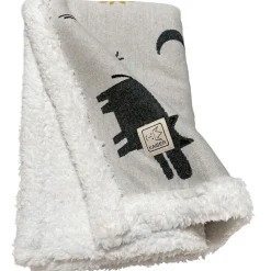 Enfant Kaiser Couverture Zoo en tricot et polaire (80 x 100 cm)