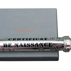 Sale Écrin pour certificat de naissance (métal argenté) Coffret Souvenirs