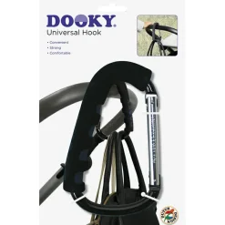 Crochet pour poussette universel noir Attache Poussette Pour Sac À Langer