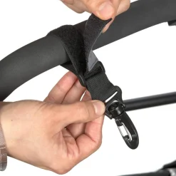 Lässig Crochets attache poussette noir