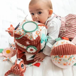 New Cube d'activités Mélimélos la biche (12 cm) Balle / Cube D'Activités