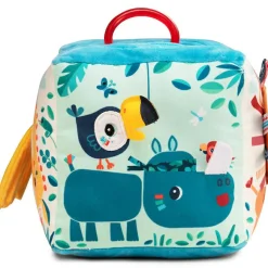 Online Cube d'activités sonore en tissu Jungle (13 cm) Balle / Cube D'Activités
