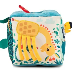 Online Cube d'activités sonore en tissu Jungle (13 cm) Balle / Cube D'Activités