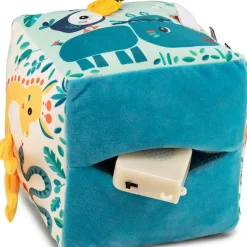 Online Cube d'activités sonore en tissu Jungle (13 cm) Balle / Cube D'Activités