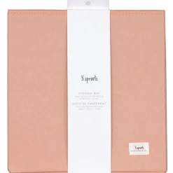 Hot Cube de rangement en tissu recyclé Uni argile Cube De Rangement