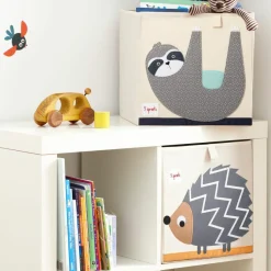 3 sprouts Cube de rangement en tissu Paresseux