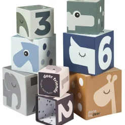 Sale Cubes à empiler Deer Friends (8 cubes) Jouet À Empiler