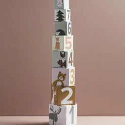 Best Cubes empilables Edvin (10 pièces) Jouet À Empiler