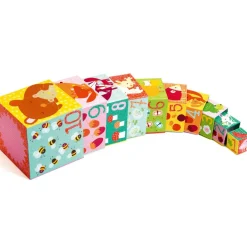 Sale Cubes empilables Forêt (10 cubes) Jouet À Empiler