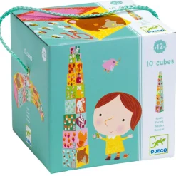 Sale Cubes empilables Forêt (10 cubes) Jouet À Empiler