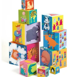 Hot Cubes empilables Rigolo (10 pièces) Jouet À Empiler