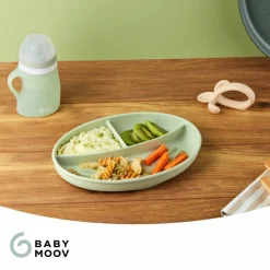 Cuillère de dentition 2 en 1 Beige Couverts