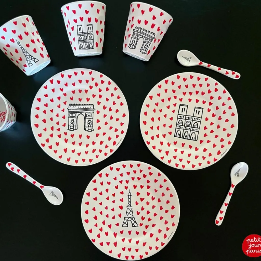 Petit Jour Paris Cuillère paris picto cœurs