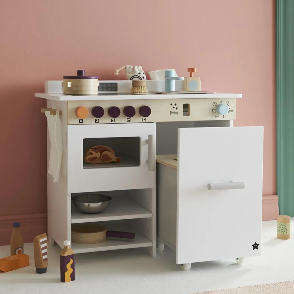 Enfant Kid's Concept Cuisine avec lave-vaisselle Kid's Hub blanche