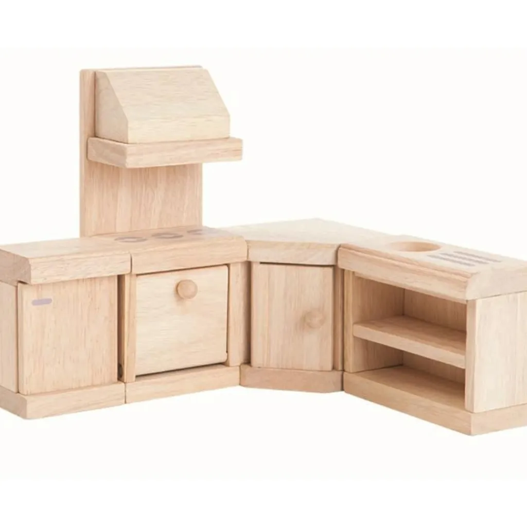 Plan Toys Cuisine en bois naturel