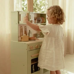 Cuisine en bois Vert Enfant Cuisine Enfant